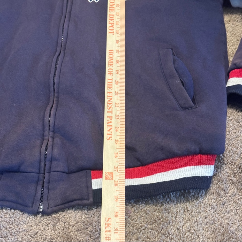 Vintage Buffalo Bills Hoodie Mens XL Blue Long Sleeve Full Zip Heavyweight NFL - Picture 15 of 16